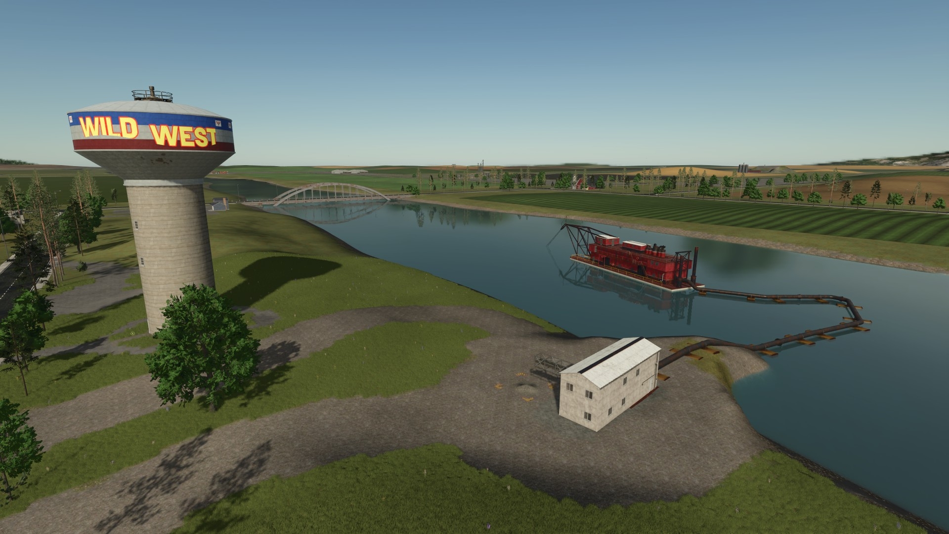 Waterways and landmarks